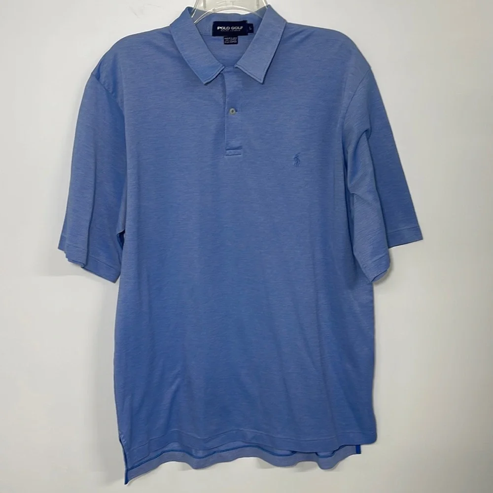 Polo Golf Ralph Lauren Blue Polo Shirt Mens Large